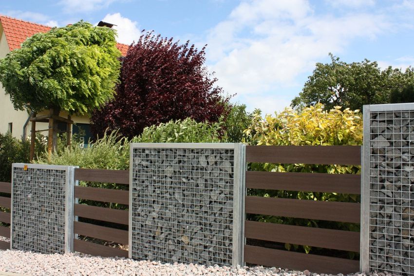 Gabionen Zaunsystem STEELMANUFAKTUR