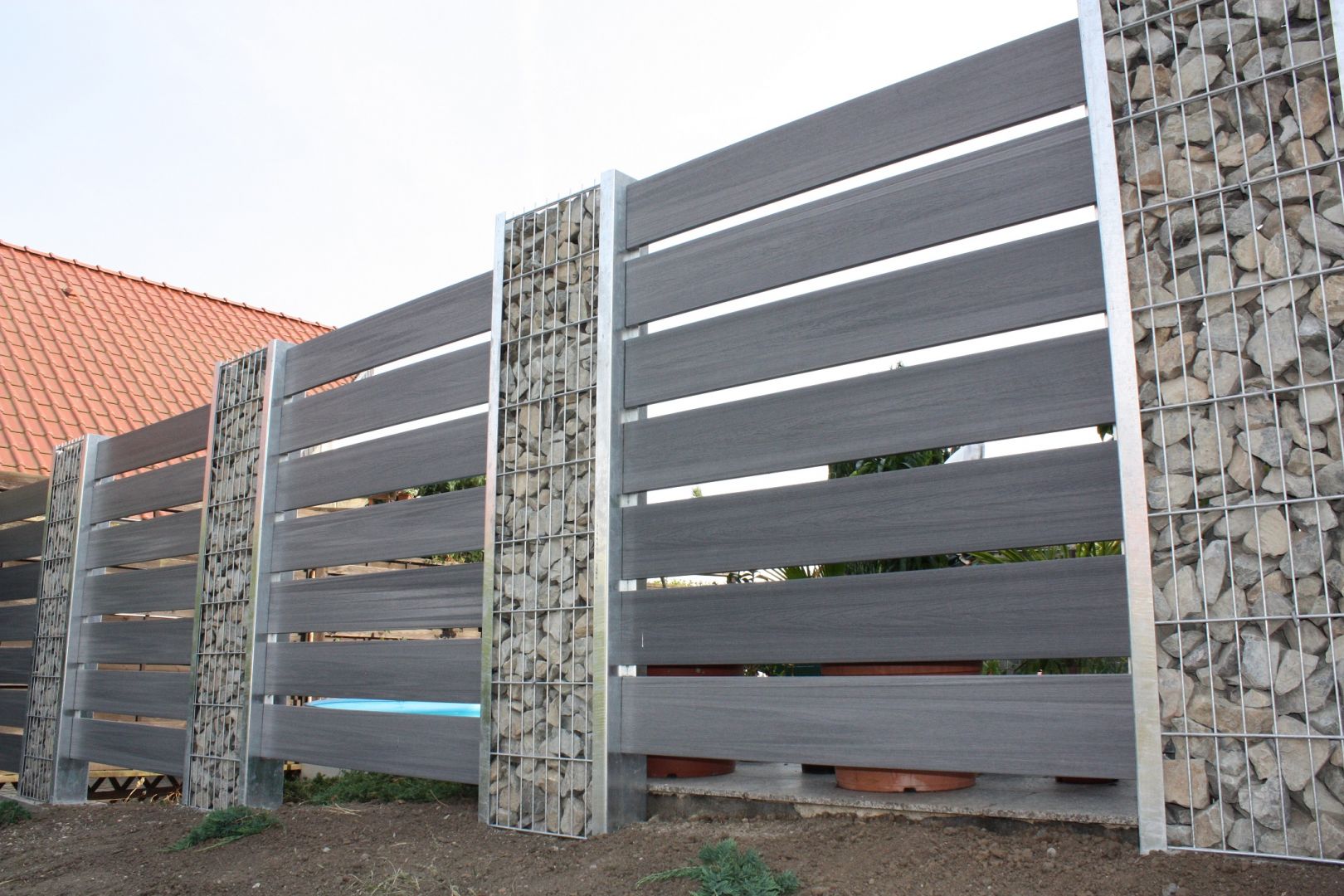 Gabionen: Zaunsystem - STEELMANUFAKTUR Gabionen: Zaunsystem - STEELMANUFAKTUR